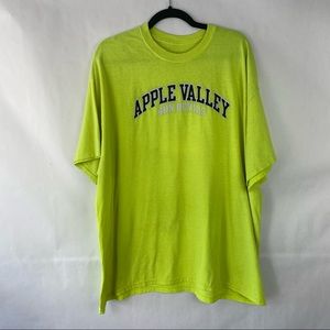 Apple Valley Sundevils Neon Tee Size XL